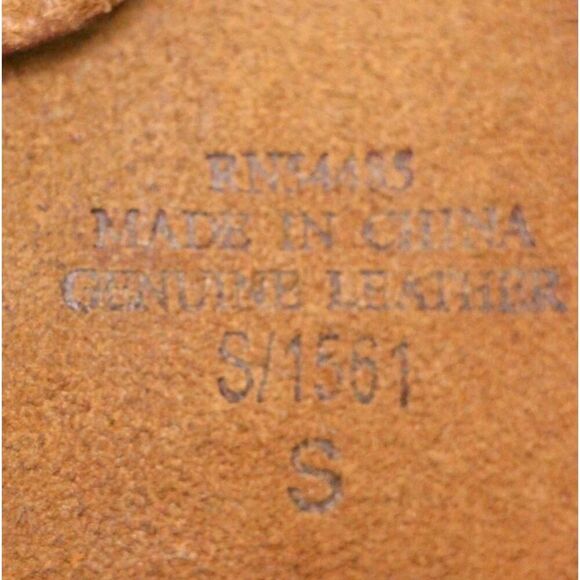 PERFORATED BROWN REAL LEATHER 1 5/8"Wd STUDS CASUAL DRESS WOMEN'S BELT Sz S (F34 - Picture 12 of 12